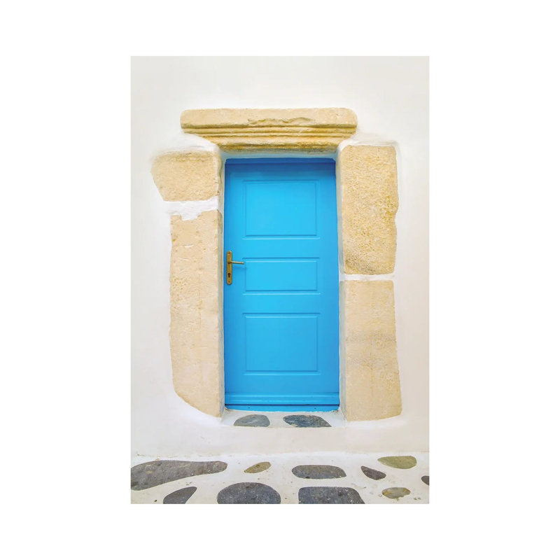 Blue Door by Ben Heine - Wrapped Canvas Print, 66.04 cm H x 45.72 cm W x 3.175 cm D