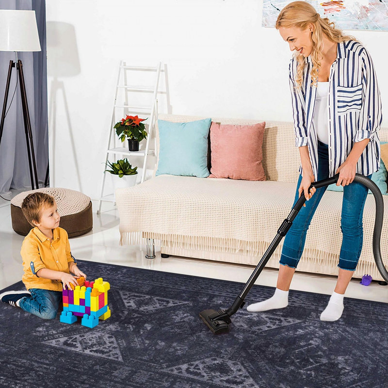 Lint-free, stylish, stain-resistant area rug, Rectangle 8' x 10'