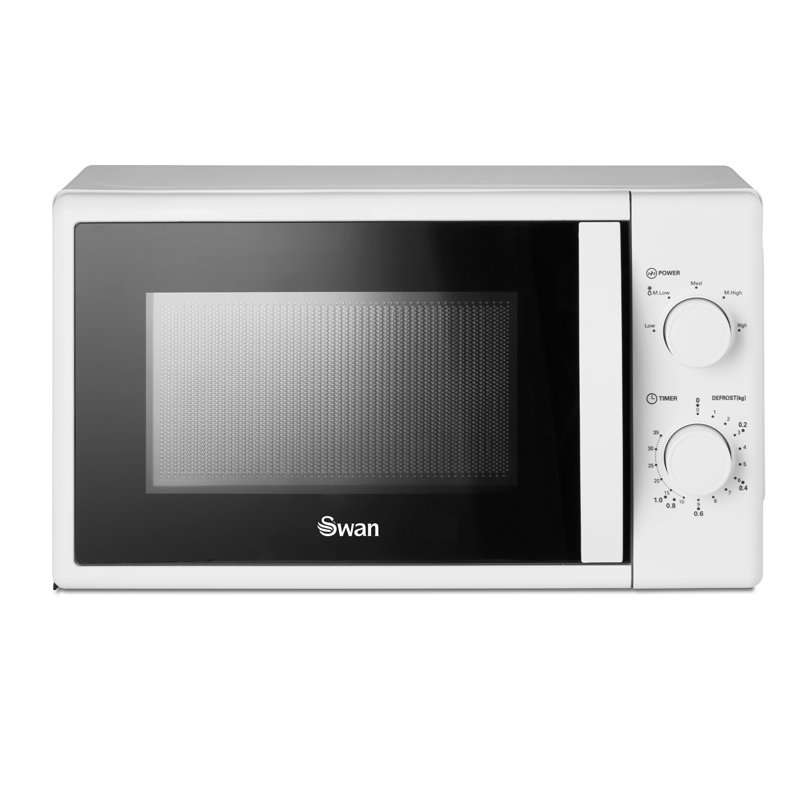 Swan Manual Microwave with 5 Power Levels, 35 Minute Timer, 700W, 20L