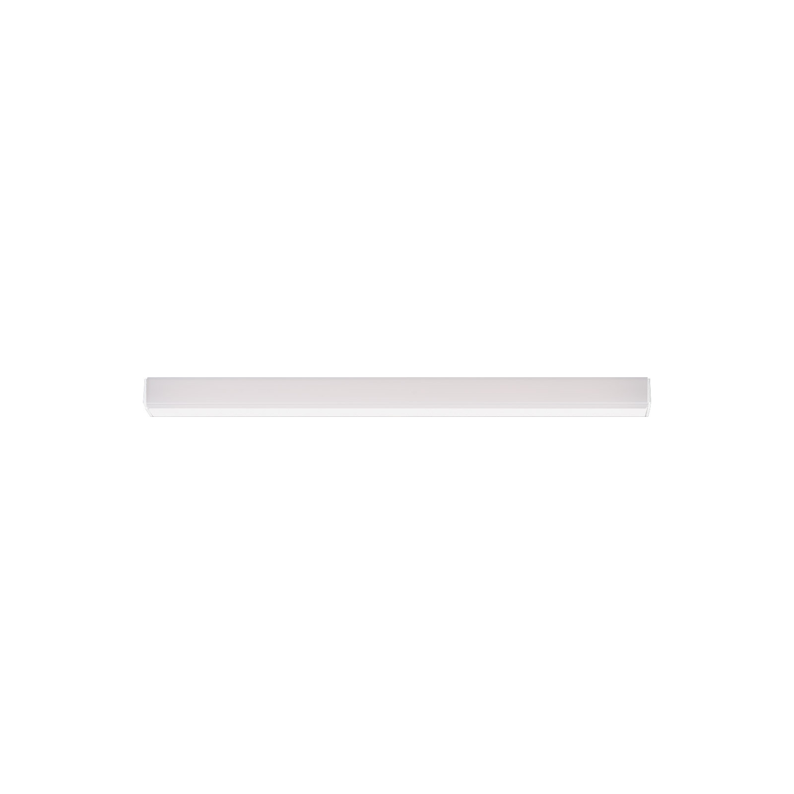 Lightstick Single Light Dimmable LED Flush Mounted Sconce, White, 25" W
