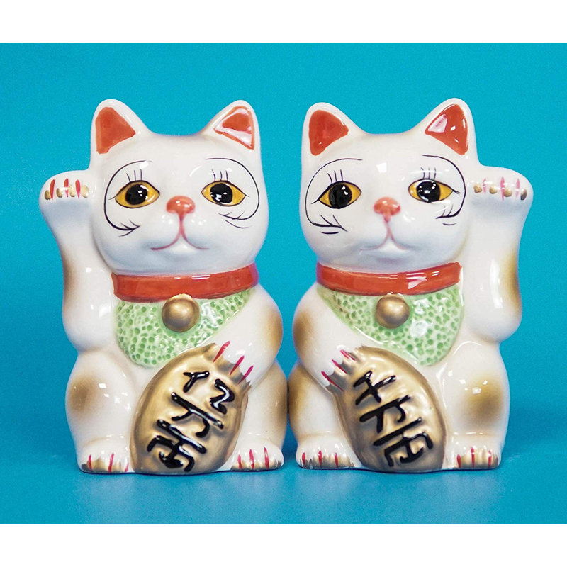 Ensemble salière et poivrière Jullisa Neko Lucky Cats
