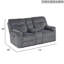 Causeuse Comfy G00880A-RL, gris