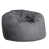 Microfibre / microsuède gris anthracite
