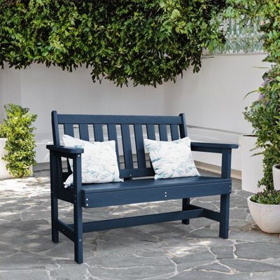 Genivieve HDPE Outdoor Bench