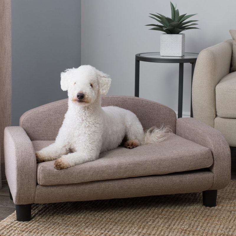 Canapé pour chien Hymel, Sable (brun), Petit (l 31,5 po x P 19,5 po x H 15,5 po)