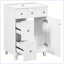 Meuble-lavabo moderne avec lavabo intégré en résine