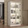 63'' H x 31.5'' W Tower Display Case Curio Cabinet