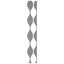 Ozark Adjustable Acrylic Decorative Slat Wall Panel Kit-96913960-96913962