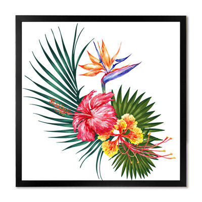 " Colourful Exotic Flowers II " Painting Print