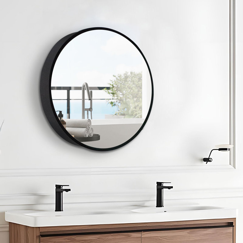 Miroir pour armoire à pharmacie Mirsie, H 24 po x l 24 po x P 4,9 po