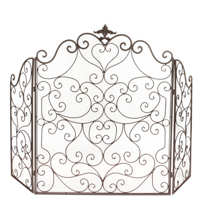Glassman Iron Fireplace Screen