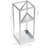 20-Inch Metal Umbrella Stand – Freestanding Entryway Umbrella & Cane Holder with Shelf and Drip Tray