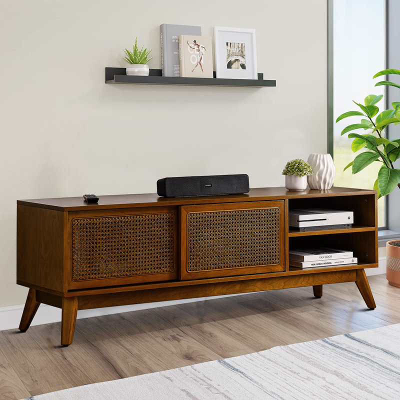 TV Stand for TVs up to 50", Brown