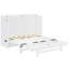 Lit double avec fonction - Élégant, compact, pour tout emplacement, grand tiroir de rangement, chambres d'amis pratiques et pliables