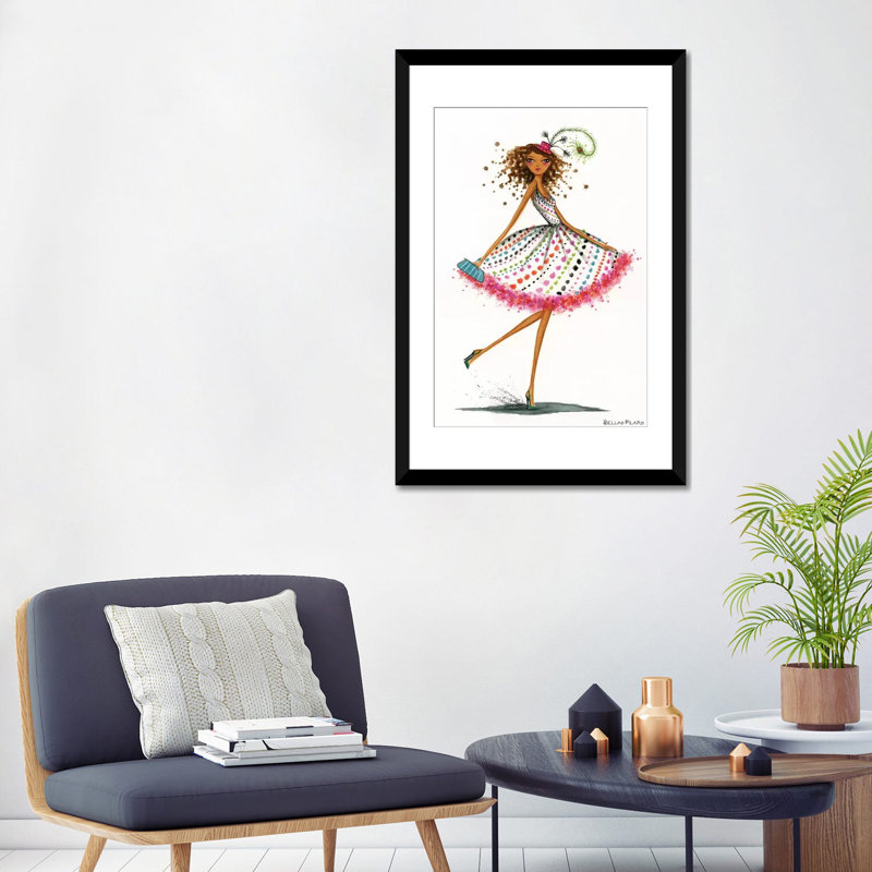 «Hats Party Hat», reproduction d'art sur toile, H 32 po x l 24 po x P 1 po, Toile avec cadre noir