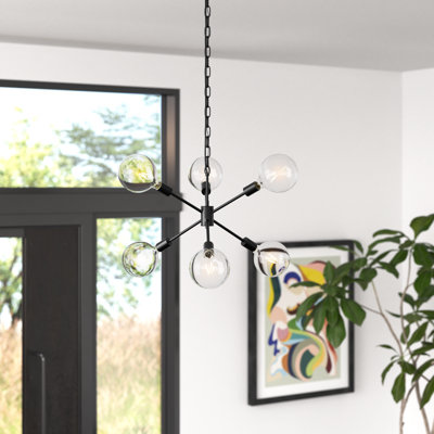 Lustre sphérique Spoutnik à 6 lumières Toler
