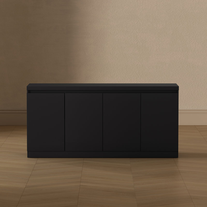 Buffet viennois de 62 po de largeur, Brun noyer