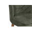 Ensemble de chaises en velours 4 pièces, vert foncé et noyer | Structure 100% métal, pieds en bois de charme | Dimensions: 19,7 po x 35,4 po x 19,3 po | Design élégant et moderne, capacité de 352 lb | Parfait pour les salles à manger et les espaces de vie