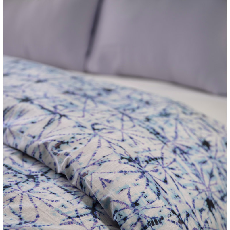 Etavonni Home RE Shibori Sketch, Queen Comforter + 2 Standard Shams
