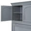 Grand lit gris avec lattes flexibles pour plus de confort-695214035-695214038