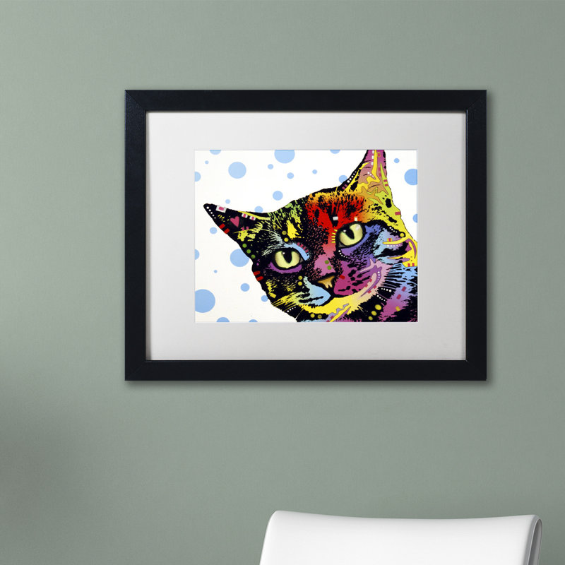 « the pop cat », impression sur toile encadrée, H 16 po x l 20 po x P 0,5 po
