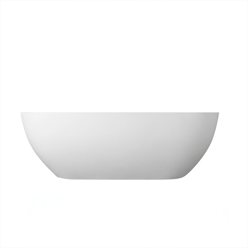 68.9 Inch Freestanding Solid Surface Soaking Bathtub For Bathroom