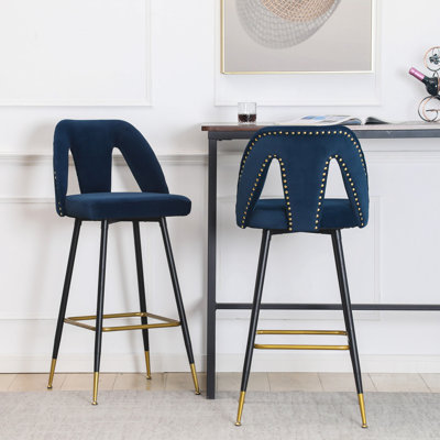 Counter Stool with Metal Frame