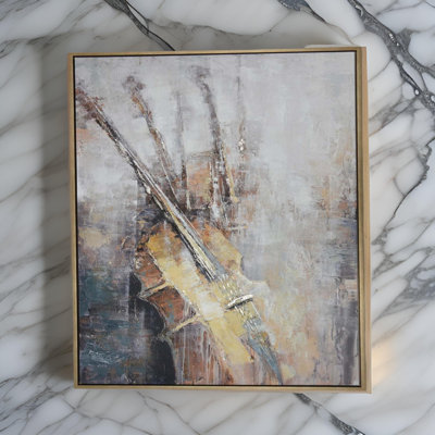 Peinture sur toile encadrée