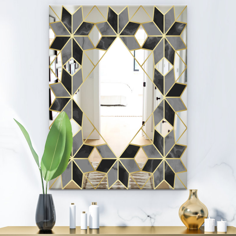 Miroir mural Triangular Diamond Universe 2, H 39,4 po x l 29,5 po