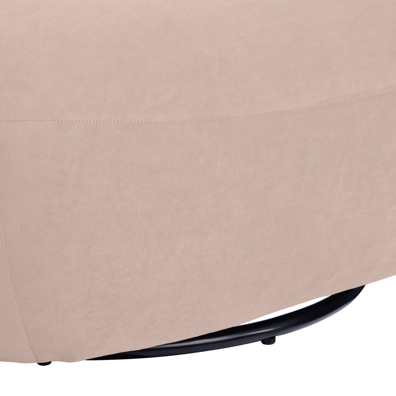 Méridienne polyvalente à base pivotante pour se détendre, lire et travailler ensemble, Beige