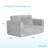 Dream On Me Nestle Kids Sofa - Duo-106918020