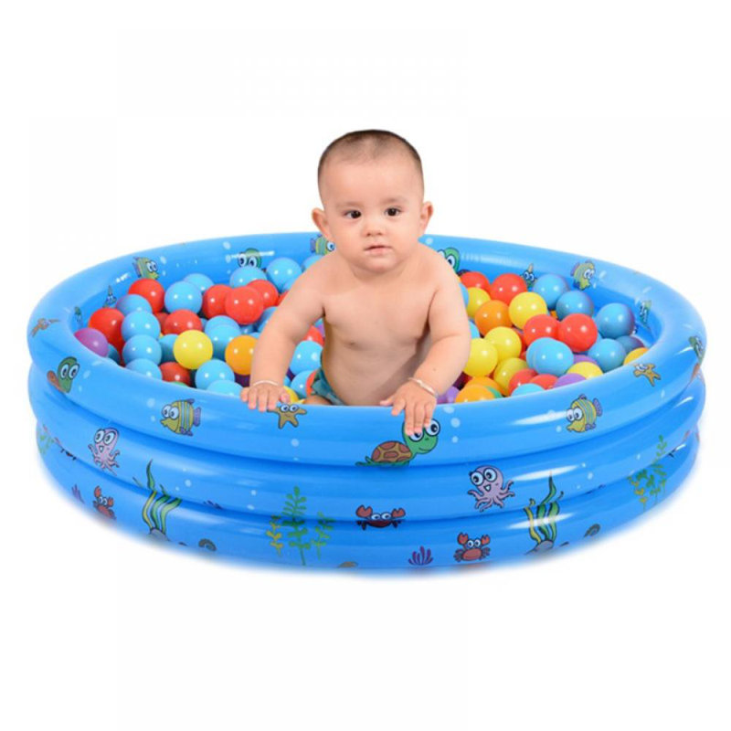 Plastic Round Inflatable Pool 15.7'' H x 59'' W x 59'' L