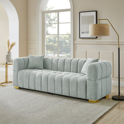 Makirah 90.94" Upholstered Sofa