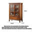 Armoire en bois d'hévéa de style américain