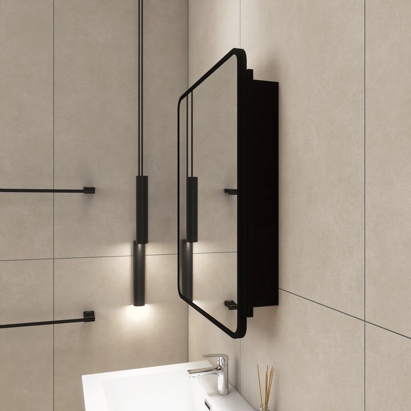 Miroir pour armoire à pharmacie Darmon, H 30 po x l 24 po x P 4,9 po