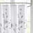 Floral Printed Burnout Shower Curtain