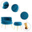 Fauteuil demi-tonneau avec repose-pieds Parkwoods-88590402