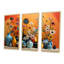 «Orange Boho Pottery Expressions II», art mural Boho-1840750661-1840750662