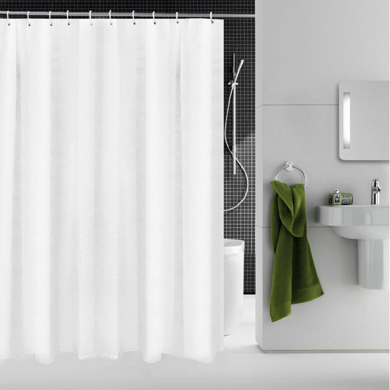 Diamond Shower Curtain 180X180, White