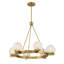 Lustre en laiton 6 lumières Darien-1492403096