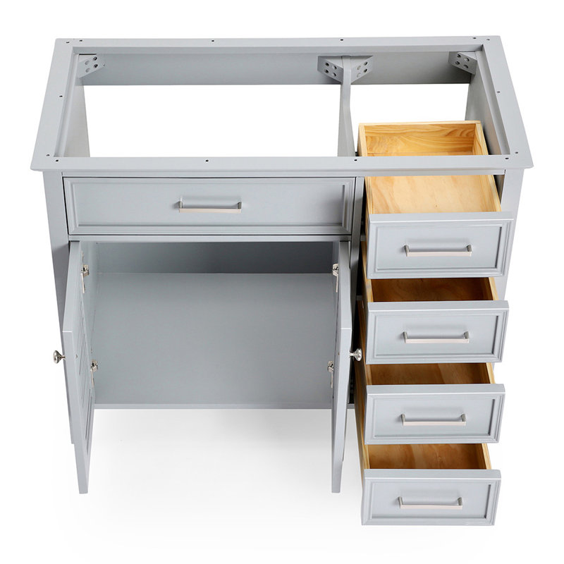 Base de meuble-lavabo simple 43 po Ferree, Gris