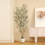 Olive artificielle Adcock avec pot rond-2051534838