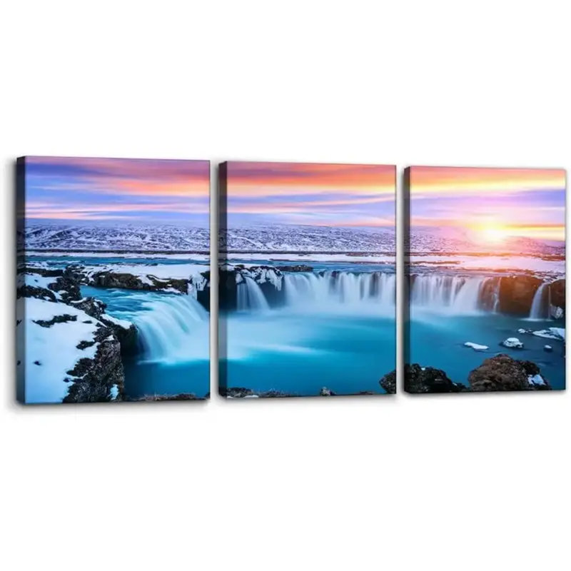 3 Piece Wrapped Canvas Painting
