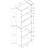 6 Tier Bookcase For Office & Bedroom, 72" Height, Brown Laminate Surface, Transitional Design, 3 Adjustable Shelves And 2 Fixed, Space Saving, Elegant Finish, Tipping Hardware Extra Security,