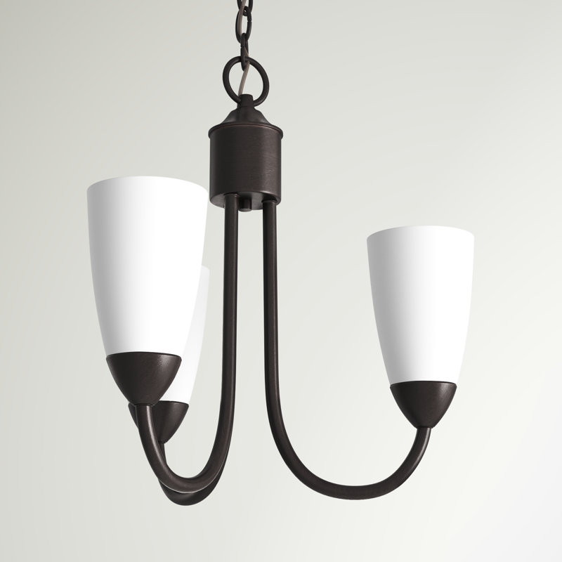 Seville Three Light Chandelier from Generation Lighting , No, Burnt Sienna