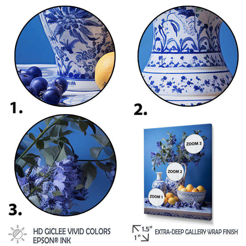 Décoration murale méditerranéenne «Still Life Kitchen II - Boho Pottery», Cadre photo noir simple, H 32 po x l 16 po x P 1 po