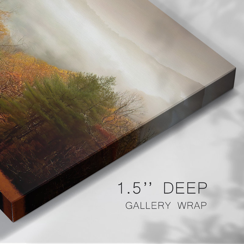 Photography Study Autumn Mist-Gallery Wrapped Canvas, 8" H x 12" W