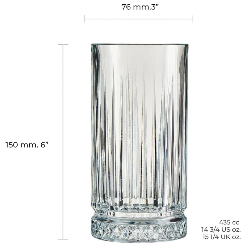 Deresa 14.7091ml Highball Glass Set