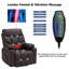 Fauteuil inclinable Power Lift avec massage et chauffage pour personnes âgées et adultes-347521516