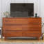 7 Drawer 55.12” Solid Wood Dresser With 2 Sockets and 2 USB Ports-1298838962